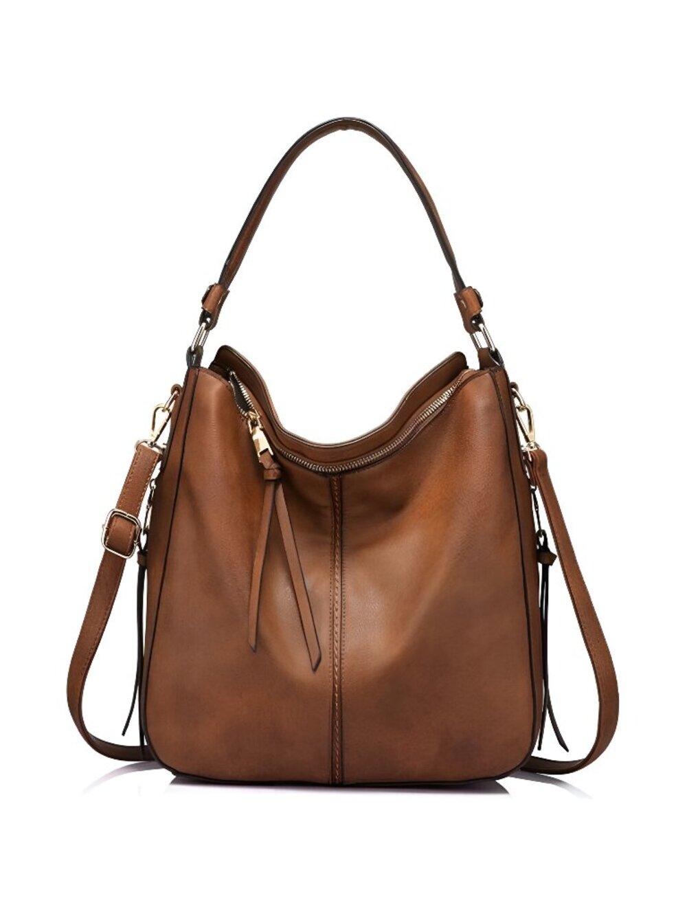 Hobo Crossbody Bags for Women Designer Faux Leather Hobo Handbags Retro